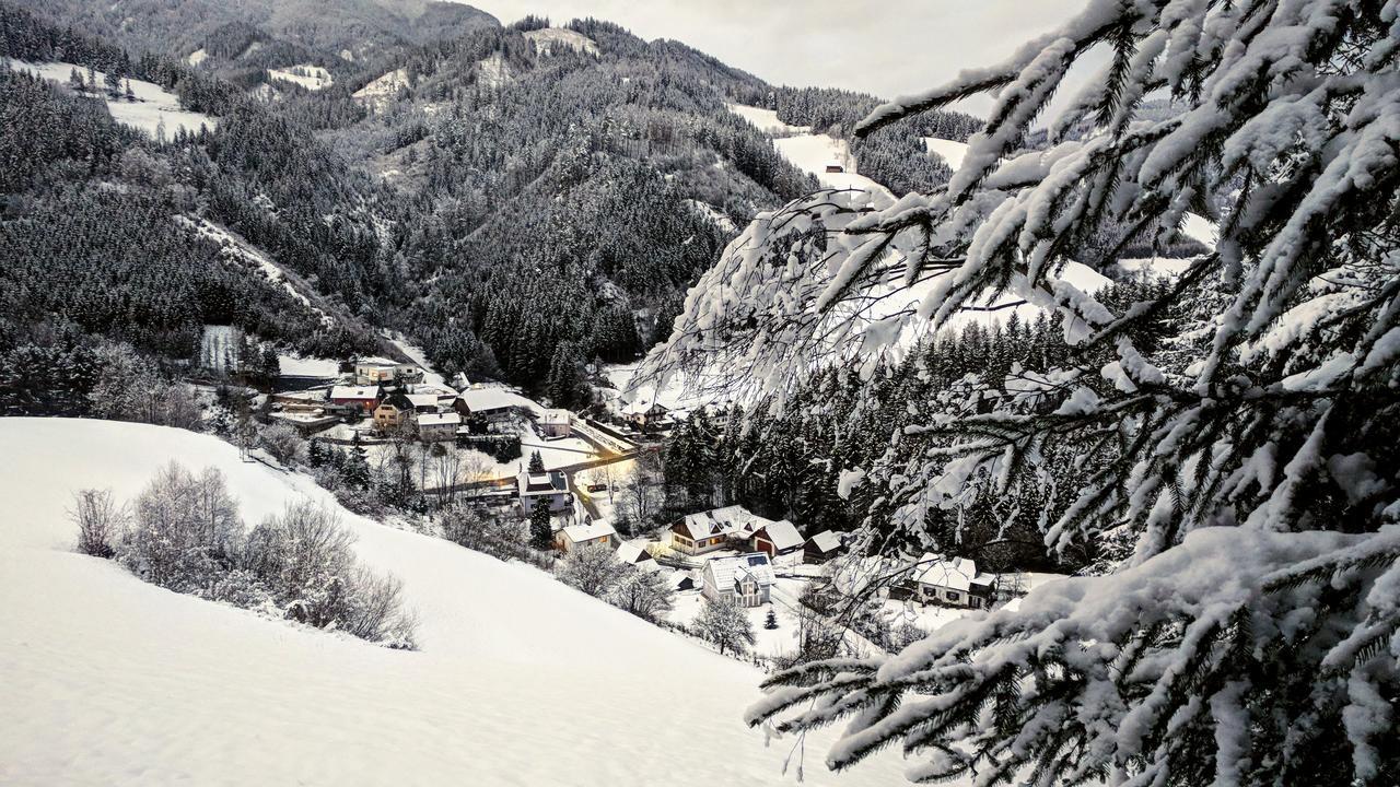 Heidi'S Schlummerkiste Am Fuss Der Teichalm Breitenau am Hochlantsch Buitenkant foto